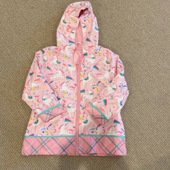 Stephen Joseph matching raincoat & umbrella - size 4/5 - Picture 4 of 8